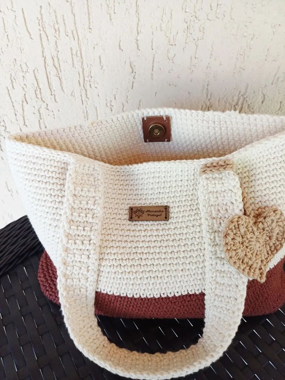 Bolsa de crochê Encanto  - Foto 5