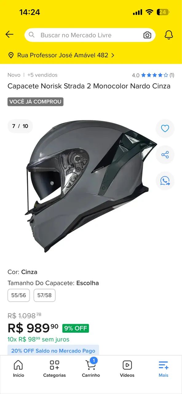 Capacete Norisk Strada 2 - Foto 5