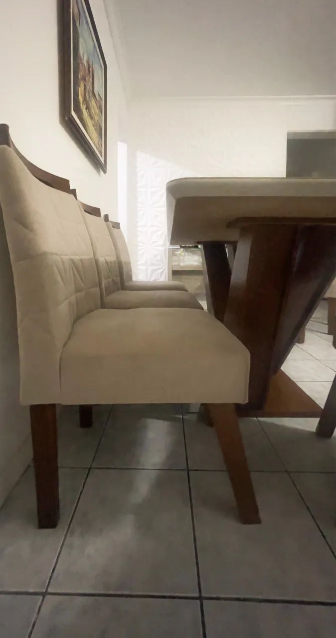 Conjunto mesa e 6 cadeiras - Foto 5