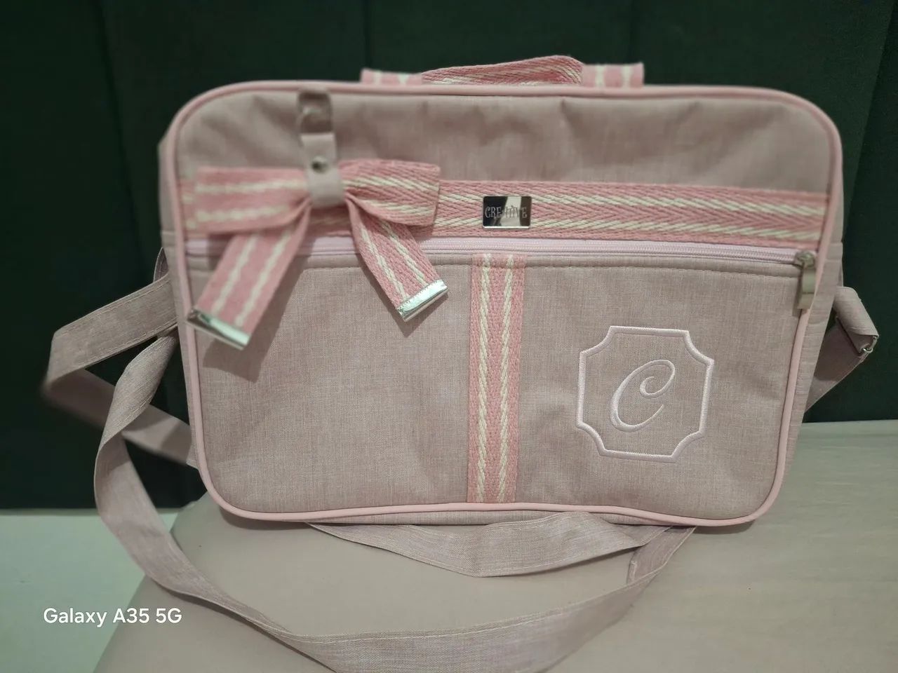 Kit maternidade bolsa, mala de rodinha e trocador - Foto 2