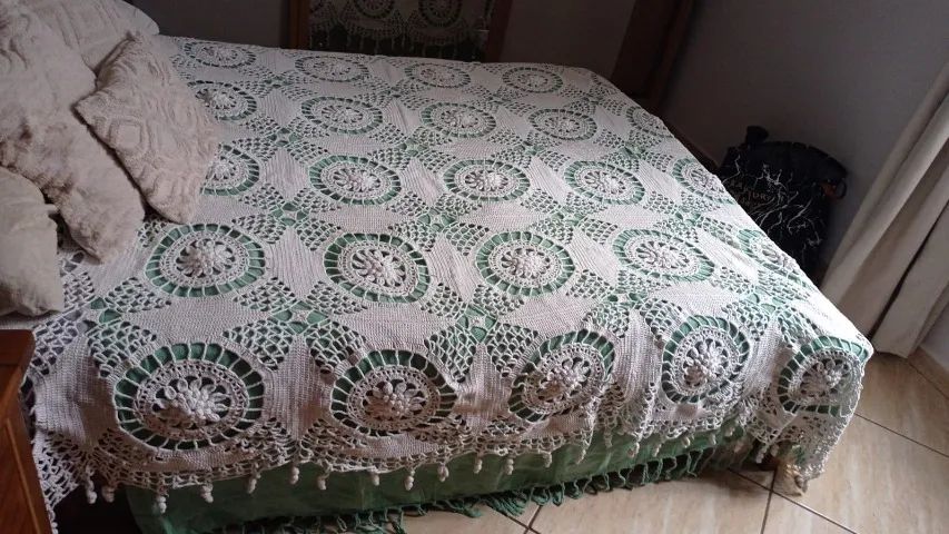 Colcha de Crochê 50,00