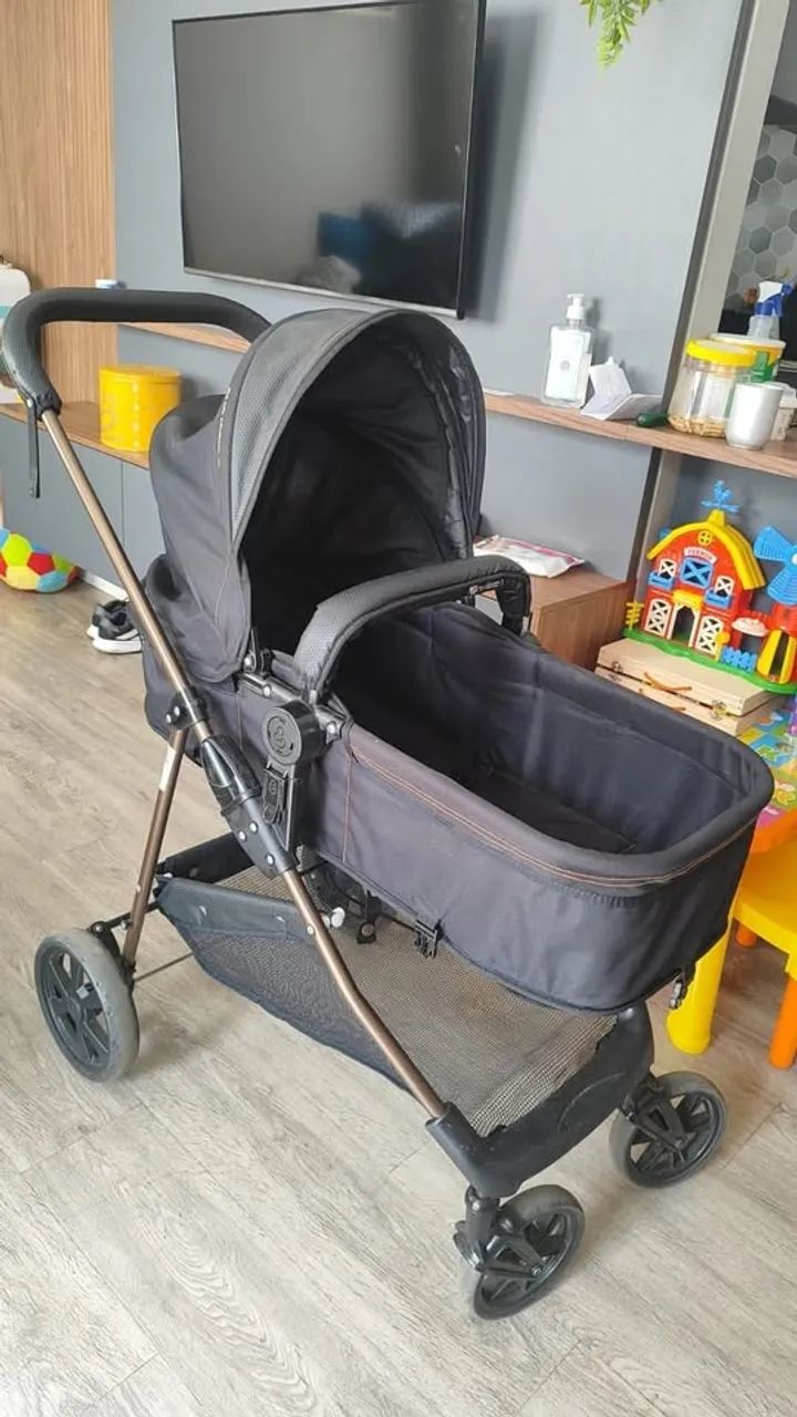 Carrinho de Bebê Moisés com Bebê Conforto Galzerano - Foto 2