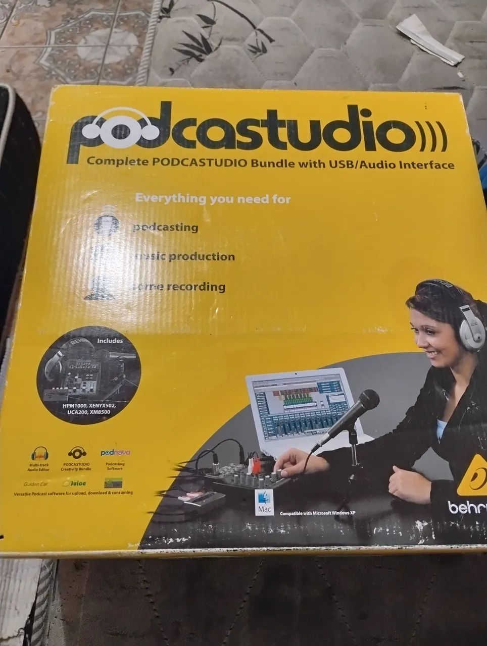 Podcastudio zerado pouquíssimo uso 