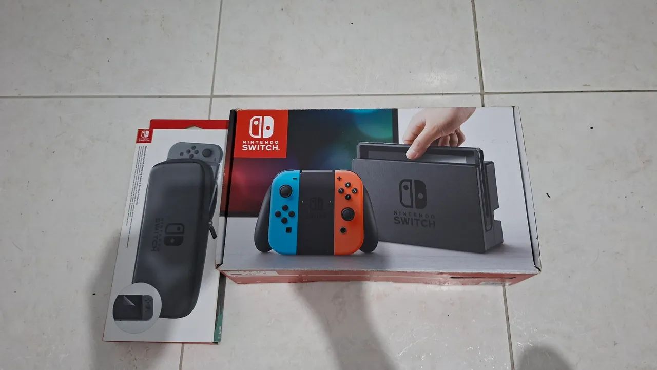 Console Nintendo Switch Original Completo + Case Slim + Pelicula