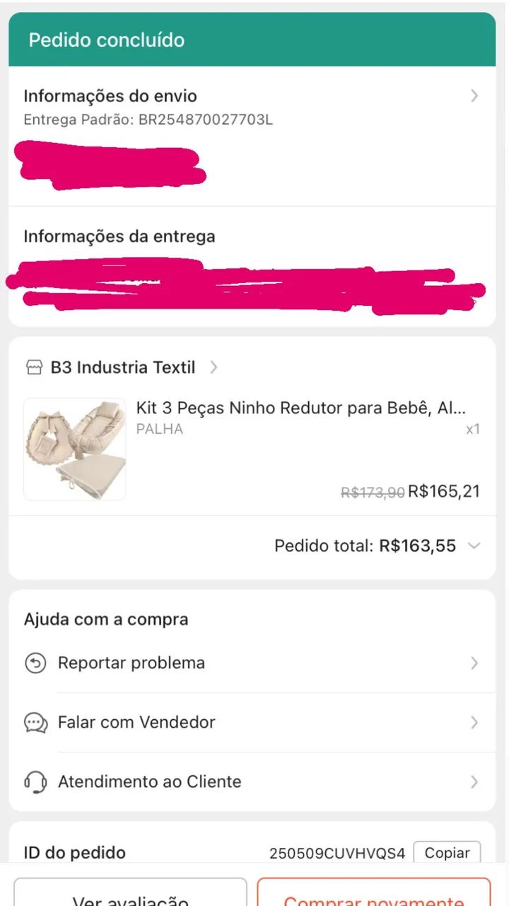 Kit bebê - Ninho redutor,Almofada de amamentação e Trocador com capa  - Foto 4