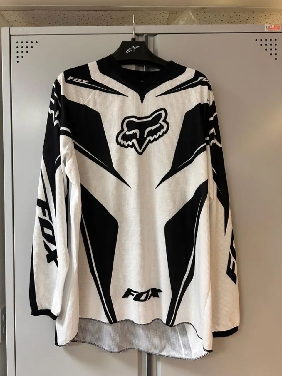 XL BABYL Tシャツ 2014 THE BIG FOX Camisa Fox Trilha Motocross Manga Longa Branca 2xl Original