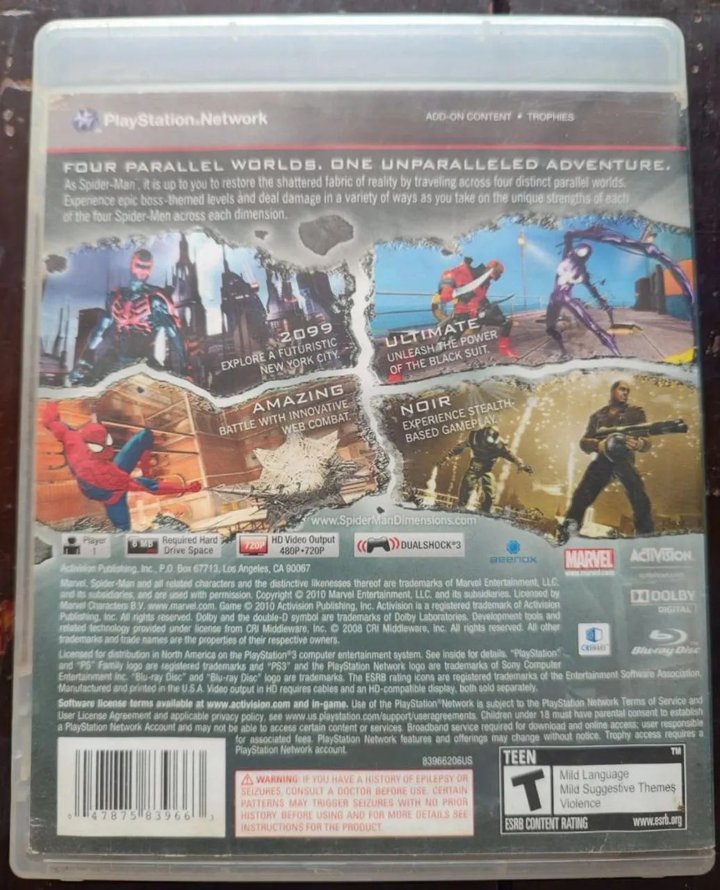 Spider-Man Shattered Dimension = R$: 400 - Foto 5