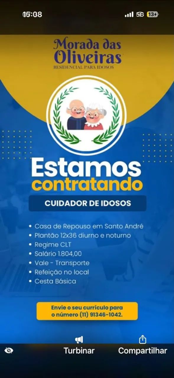 Contratação imediata