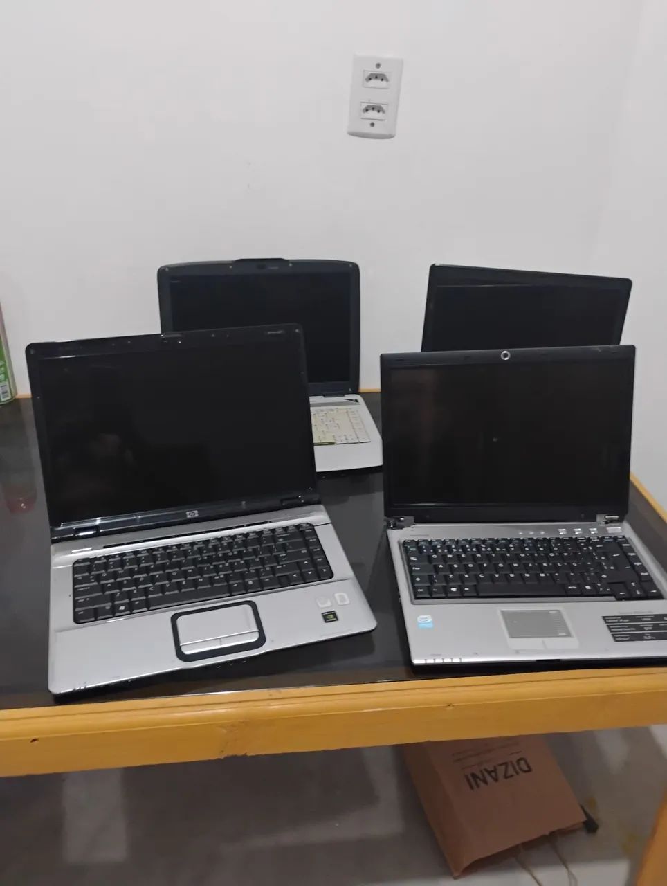 Notebook para peças