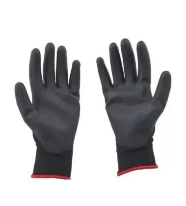 Kit 11 prs Luva Pu Flextáctil Multitato BLACK - TAMANHO M-8 - Foto 2