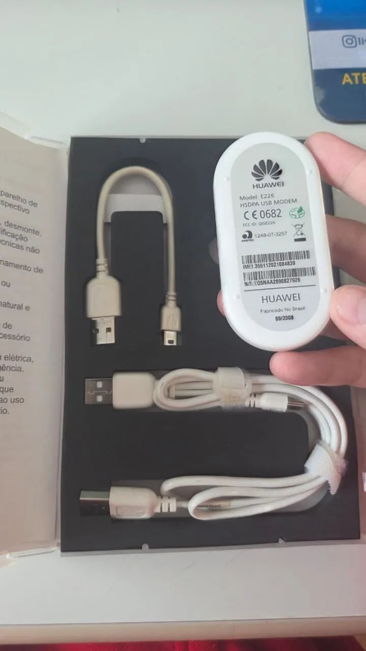 Modem USB Vivo Huawei E226 Original - Completo na Caixa - Foto 3