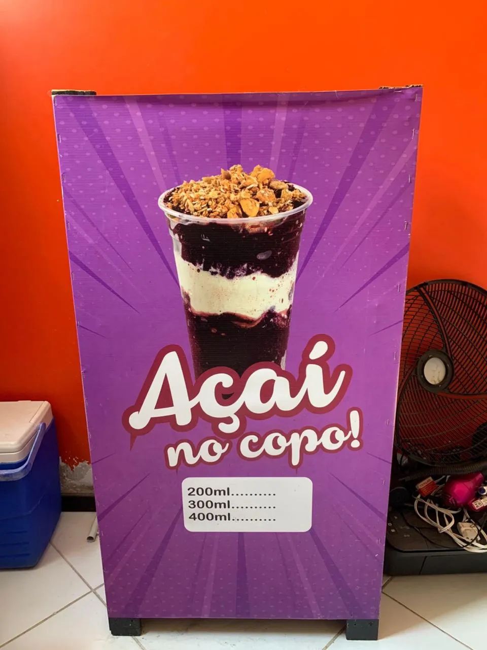 Vendo stand para açai 