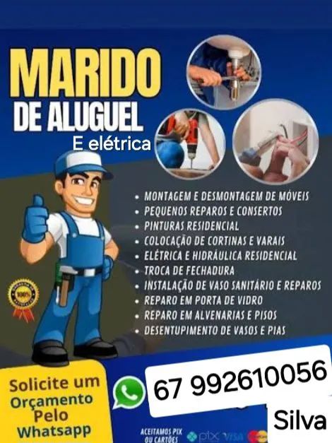 Marido de aluguel e elétrica 
