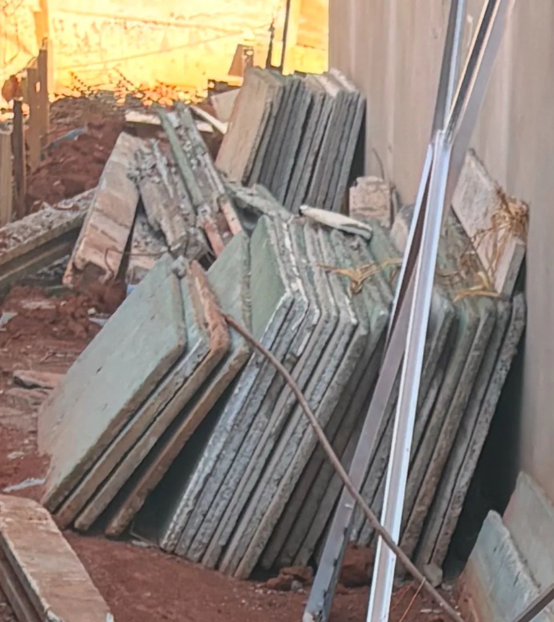 Placas de muro pré-moldado 