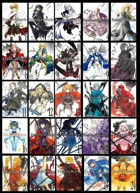 Mangá Pandora Hearts completo 1 ao 24 - Livros e revistas