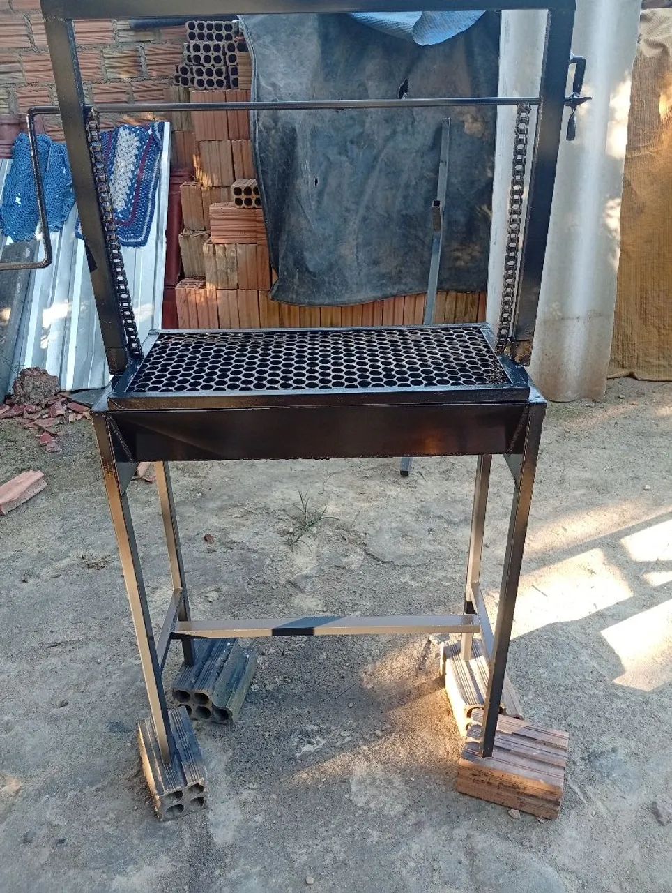 Churrasqueira chapa galvanizada 