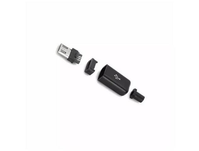 COD-CP34 KIT 3 Unidades Conector Plug Micro Usb V8 Macho De 5 Pinos Arduino Aut - Foto 2