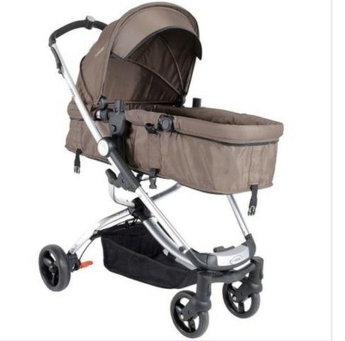 Carrinho de Bebê e Bebê Conforto Travel System Marrom Eclipse Kiddo - Foto 5
