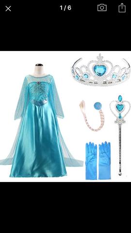 Roupa/fantasia elza frozen