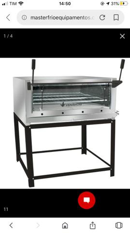 Forno indl gás inox 90cm roma ? venâncio