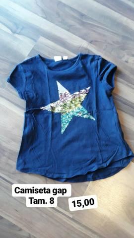 Camiseta gap original USA tam. 8