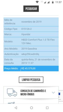 HB20 1.0 Turbo 2019 Abaixo da Tabela - Foto 14