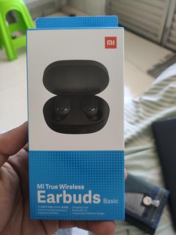Fone de ouvido sem fio xiaomi original earbuds