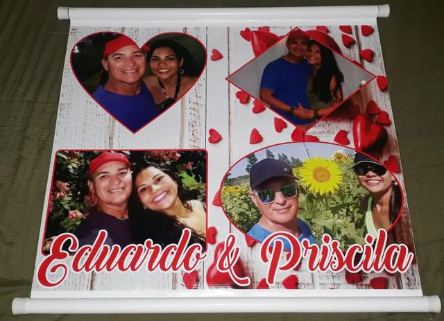 BANNER CASAL???? 55x85 R$45.00 Faça seu orçamento - Foto 2