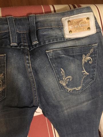 Calça Jeans Carmim tamanho 34 - Foto 3