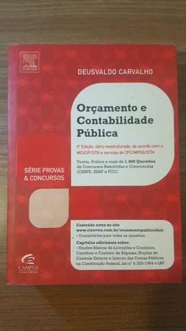 Orçamento e Contabilidade Pública - Deusvaldo Carvalho - Seminovo