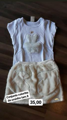 Conjunto ursinho tam. 8
