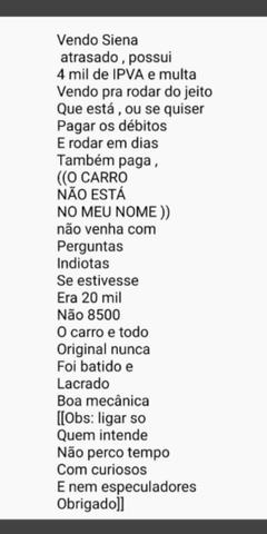 Siena top pra vender urgente , carro completo ar gelando - Foto 2