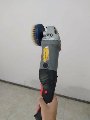 Politriz profissional com 3 escovas