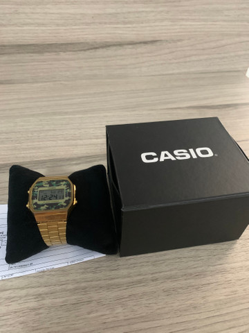 Relogio casio camuflado