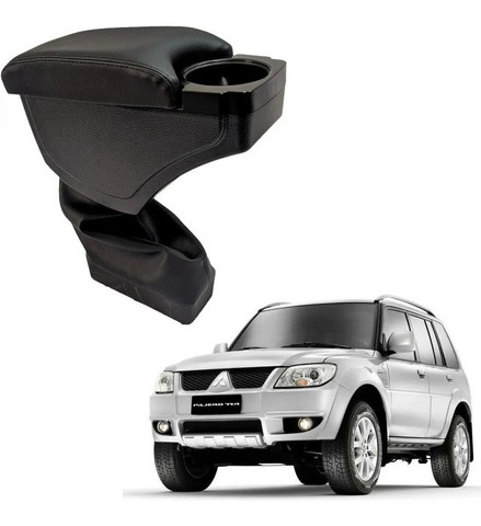 Apoio Descanso Braço Com Porta Copos Preto - Pajero Tr4 2003 à 2015 - NAT