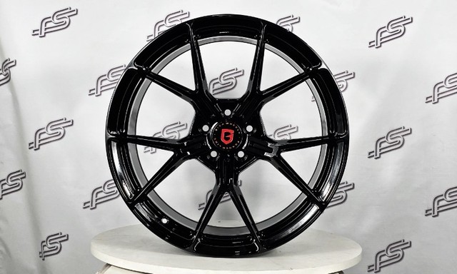 Rodas Gisa Pdk  YA5646 Preto Brilhante 5x130 - 20x8,5 e 20x9,5 - Foto 2