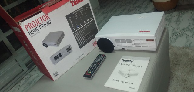 Projetor Tomate Home Cinema Mpr-2002 3000 Lumens 110V/220V<br><br><br> - Foto 4