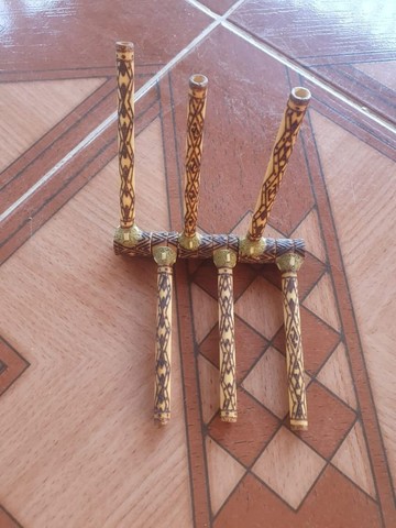 Kuripe aplicador de rapé indígena  - Foto 4