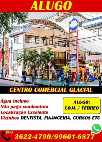 Alugo salas no centro, segundo andar, centro comercial glacial na Av Getúlio Vargas