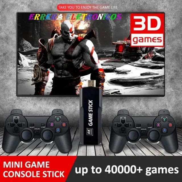 Gamestick X2 64GB 20000 jogos 2 controles sem fio 4k - Games Você Compra  Venda Troca e Assistência de games em geral