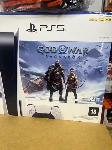 Console Mídia Física Com God Of War Ragnarok Playstation 5 Cor Branco