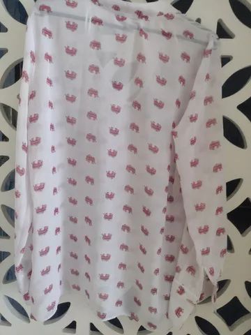 Camisa feminina, Tam 38, usada - Foto 2