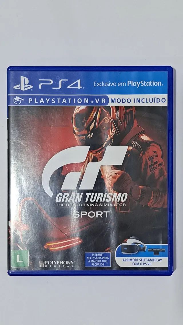 Jogo Gran Turismo Sport - Ps4 Mídia Física