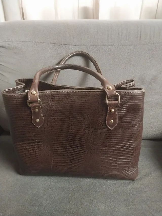 Bolsa couro  - Foto 4