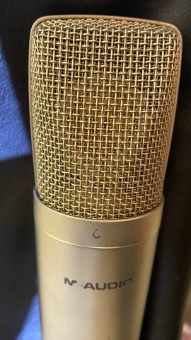 Microfone condensador m-audio 