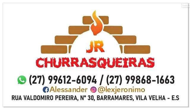 Churrasqueira mais fogão de 4 bocas 