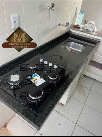 Mármore Granito Bancada Cozinha Fogão Cooktop 
