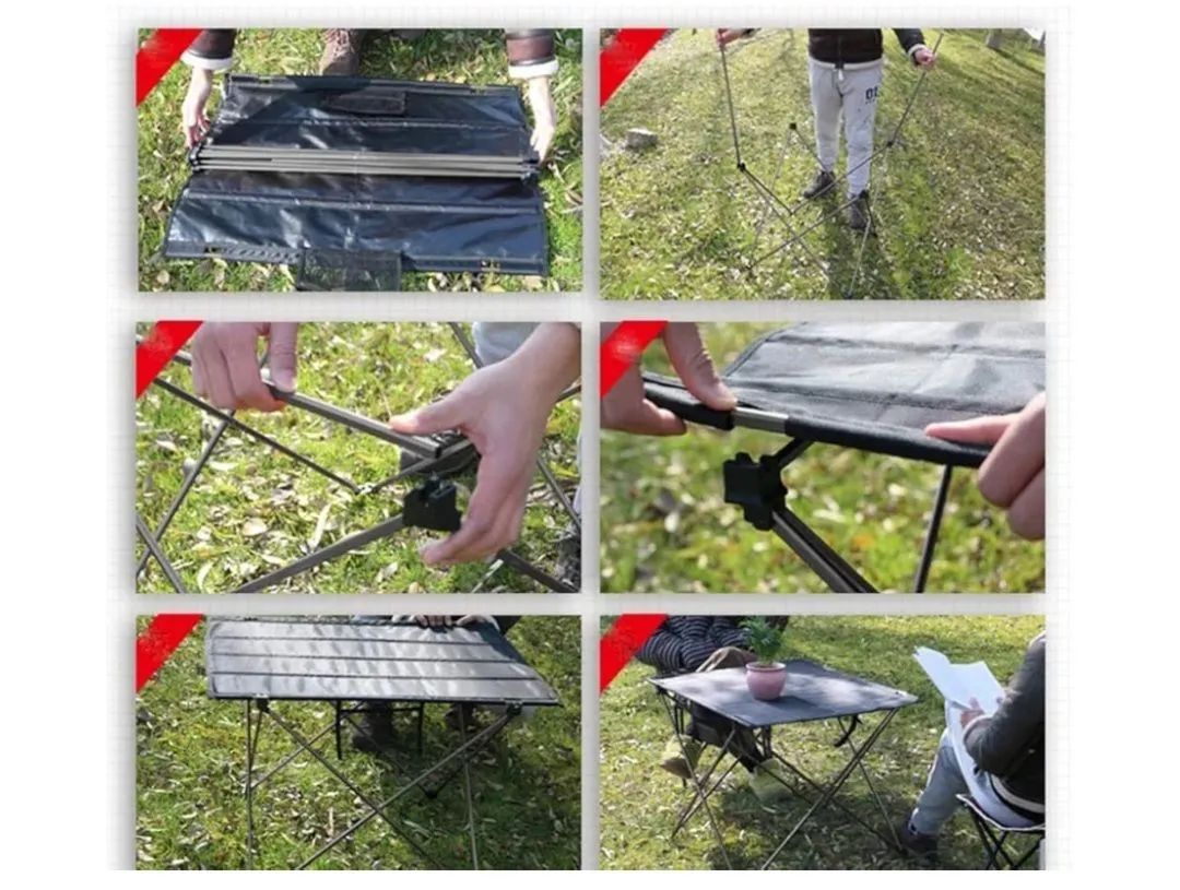 Mesa dobrável portátil para acampamento - Foto 2