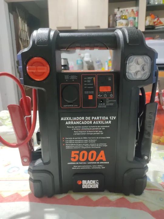 Arrancador de Partida 12V Black & Decker 500A - Foto 4