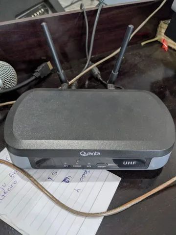 Microfone Dinâmico Duplo Sem Fio - Foto 3